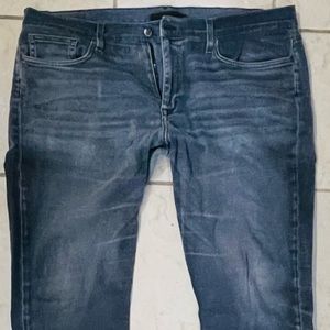 Men’s Joe’s Jeans THE BRIXTON Straight & Narrow Soft Navy Tapered Jeans 40/32